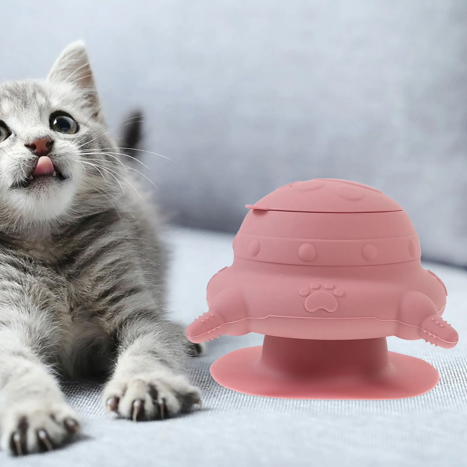 

Puppy Milk Feeder Silicone Nursing Bottles 4 Nipples Pink for Newborn Puppies Kittens Rabbits Small Pets Feeding Bowls Dog