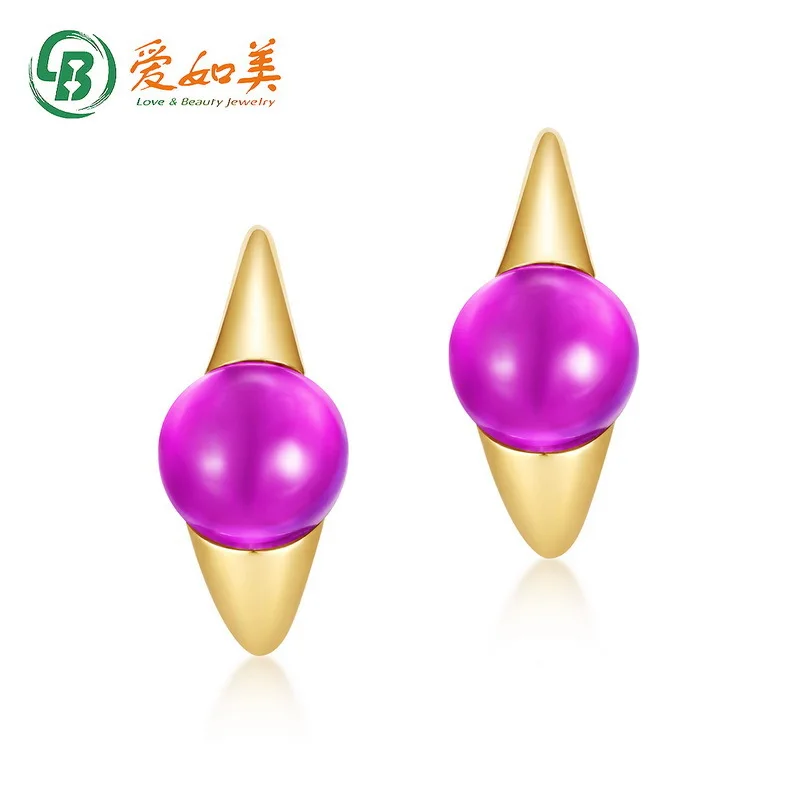 

New Personalized Trendy Creative Earrings Light Luxury 18K Gold PT950 Platinum Silver Plated 7-Layer Gold Earrings