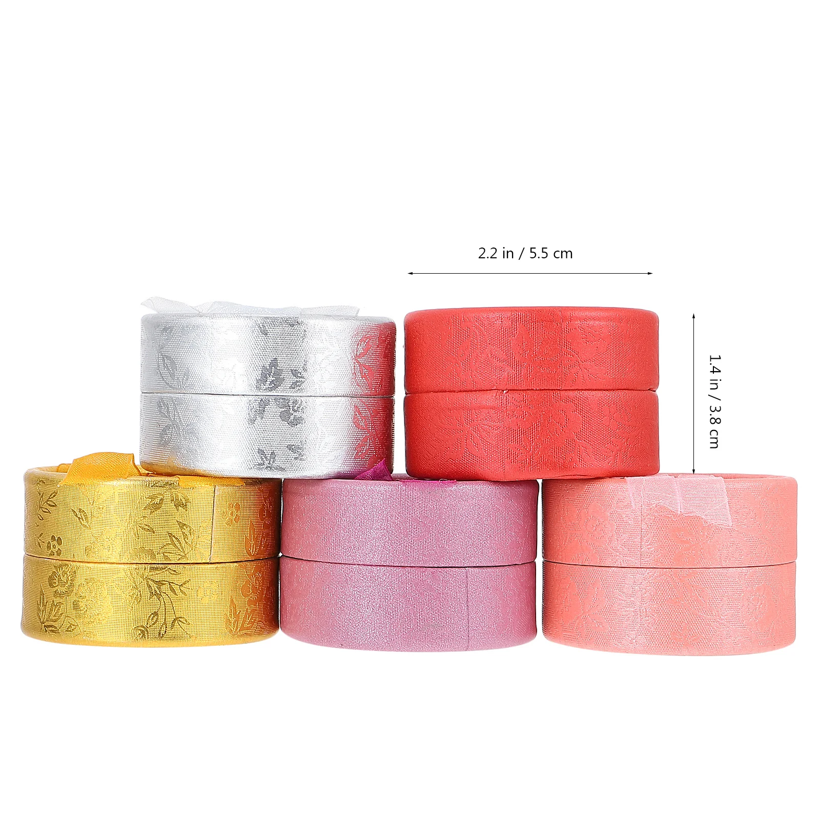 20Pcs Bow-Tie Ring Packaging Box Jewelry Container Gift Packing Box for Necklace Bracelet Earring Display Home Decor Party