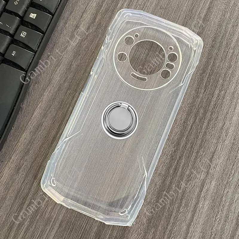 Dla Cubot KingKong Star 6.78 "2023 tylny wspornik uchwyt pierścieniowy pokrowiec na telefon miękki futerał silikonowy TPU na KingKongStar