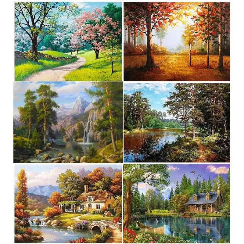 pintura-diy-por-numeros-paisagem-Arvore-pintura-a-Oleo-decoracao-de-casa-desenho-em-tela-pintado-a-mao-presente