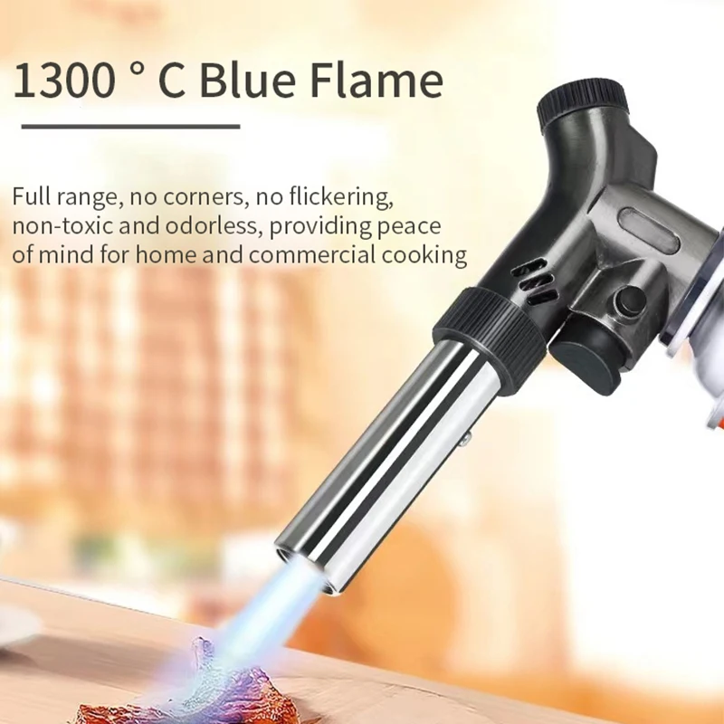 

Welding Gas Burner Flame Gas Torch Flame Gun Blowtorch Cooking Soldering Butane AutoIgnition gas-Burner Electronic ignition