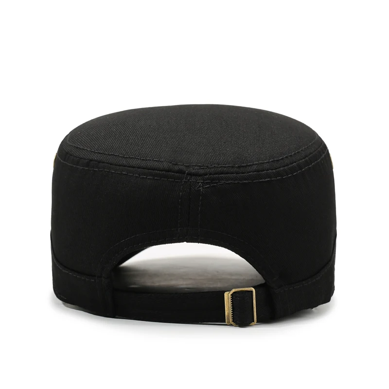 Men's Outdoor Casual Sports Sun Hat - Adjustable, Sun-Protective, Breathable Flat-Top Cap for Middle-Aged and Elderly