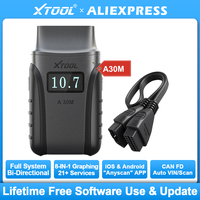 XTOOL Anyscan A30M Car Diagnostic Tool Bluetooth OBD2 Scanner Bidirectional Scan Obd 2 All Systems Built-in CAN FD 21+ Services