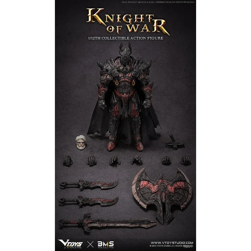 VTOYS 本物のウォーナイト、残酷な可動完成品モデルグッズ 1/12 男の子のギフト