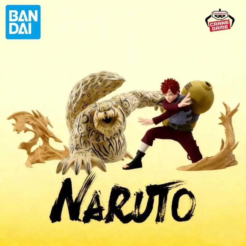 In Voorraad Bandai Originele Naruto Gaara Shukaku Anime Figuren Action Model Cartoon Poppen Desktop Speelgoed Pvc Ornamenten Festival Geschenken