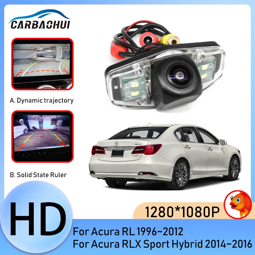 Back up Parking Camera Rear View Reversing Camera HD CCD Night Vision For Acura RL 1996~2012 RLX Sport Hybrid 2014 2015 2016