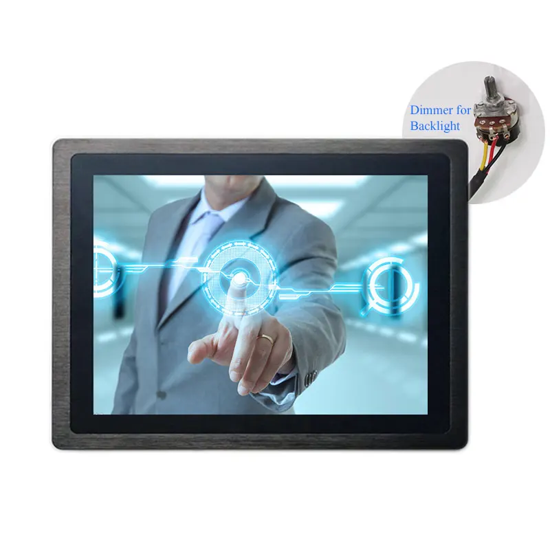 Trade Assurance Low cost 15 inch light sensor touch screen monitor