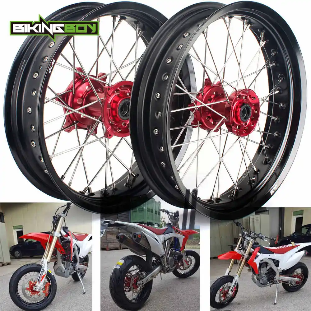 BIKINGBOY CRF250R 04-13 CRF450R 02-12 CRF250X 04-09 12 13 CRF450X 05-09 12-14 CR125R CR250R 3.5 4.25 17