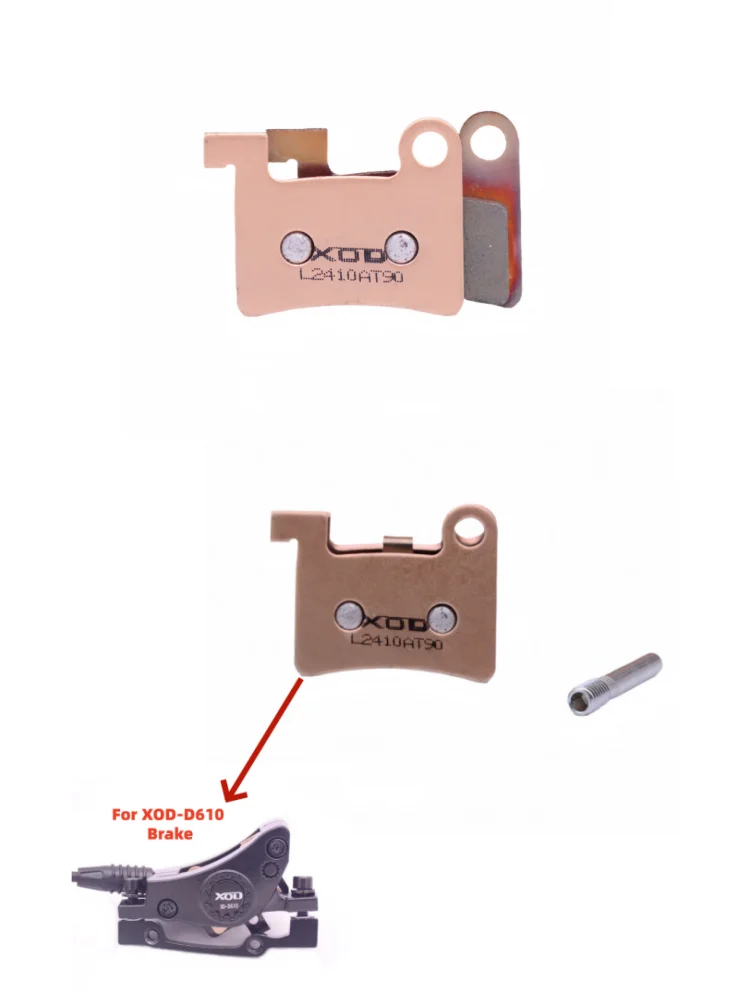 AliExpress XOD Sintered Metal E-Bike Disc Brake Pad, For XOD-D610 XD-D630 XD-D660 XD-D663 XD-D710 XD-D770 Brake Pads