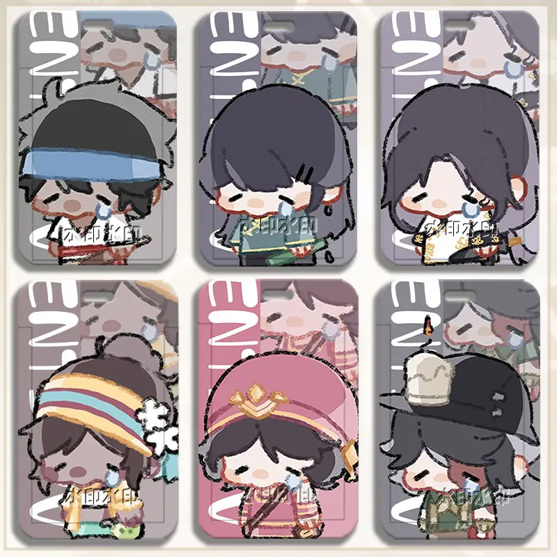 Norton Campbell Joseph Desaulniers Emil Naib Subedar Identity V Anime Student Meal School Card Holder Pendant Travel Cards Cover