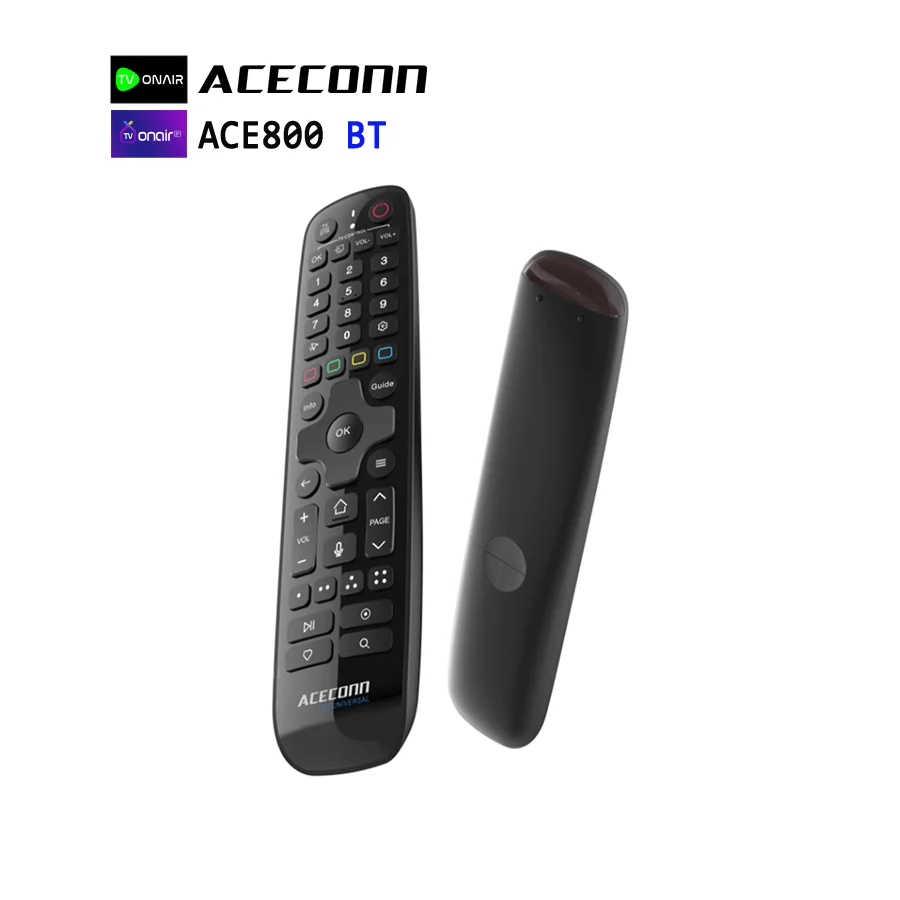 

ACECONN ACE800BT Remote Control Auto learning Voice Set with Hotkeys/Voice Control/Auto-Setup/OTA Updates compatible with VPlus