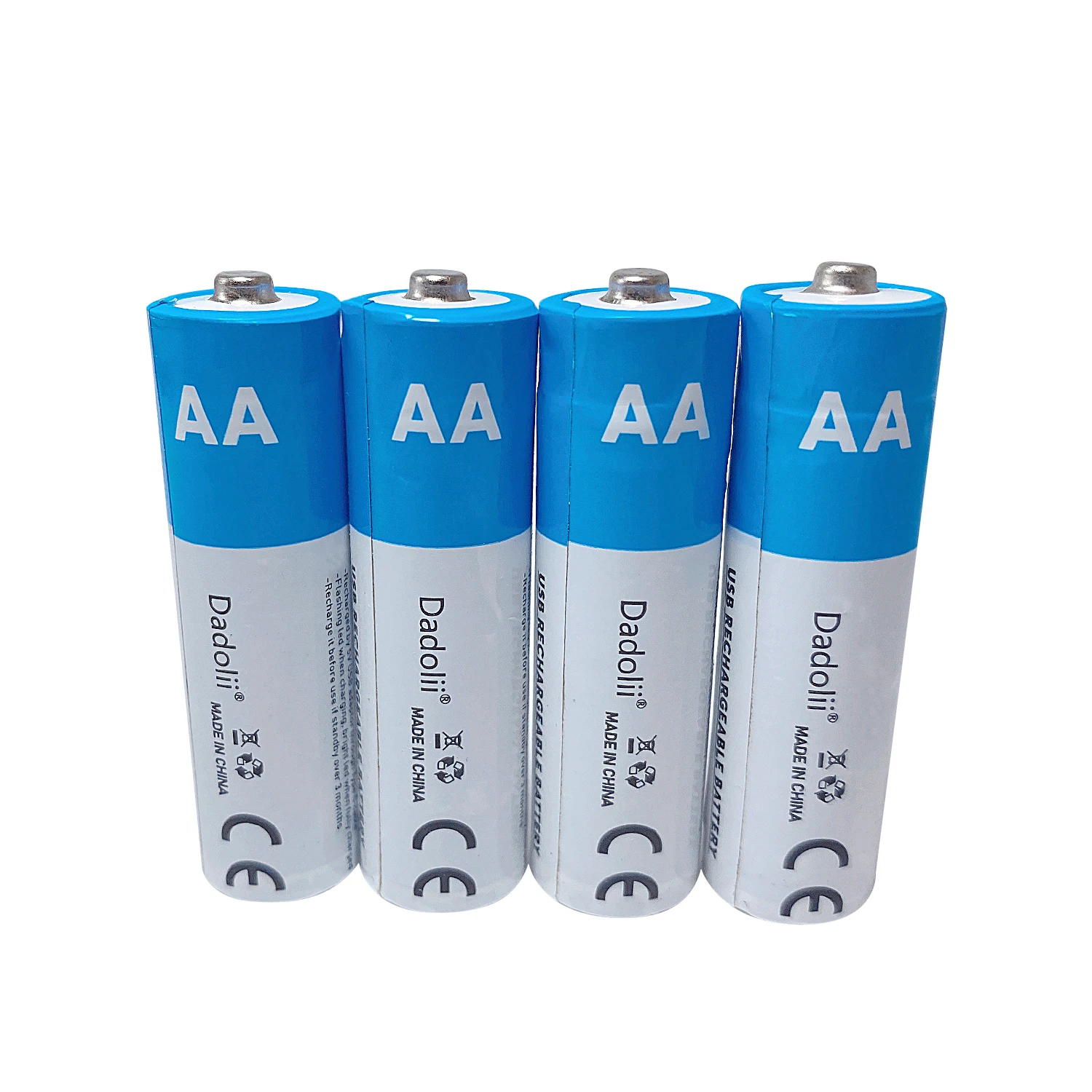 AA Battery 1.5V AA 2600mAh USB rechargeable li-ion battery for remote control mouse small fan Electric toy battery with Cable