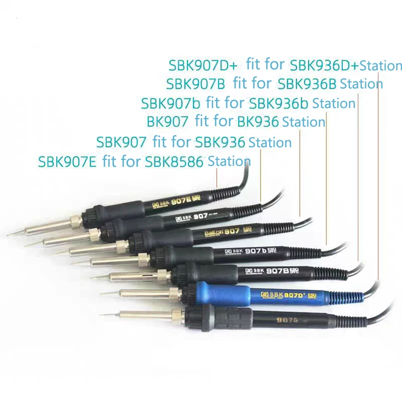 BaKon 907 series Soldering Iron Handle for BaKon 936 Constant Temperature Soldering Station 50W/60W Home Maintenance