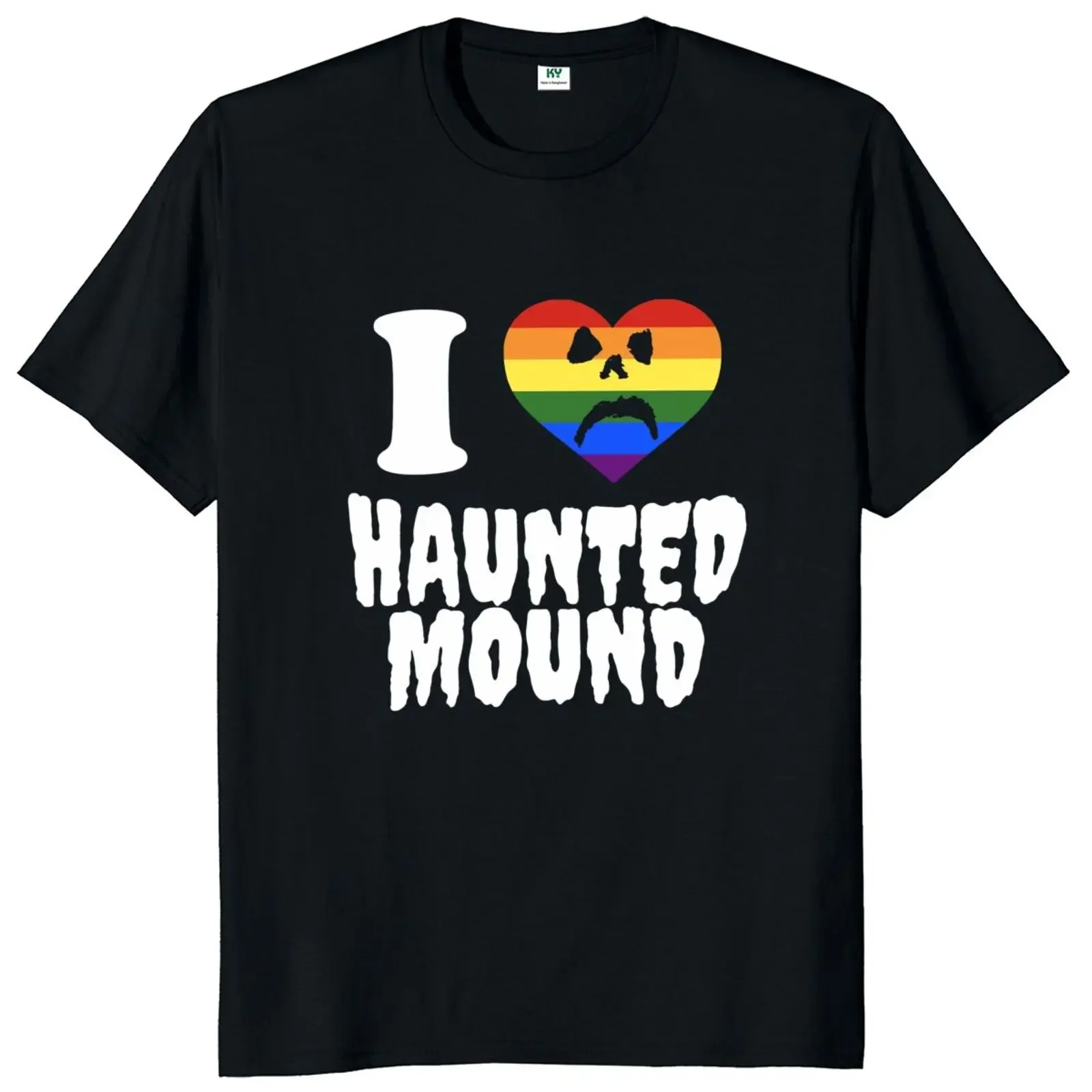 Funny Letters Sematary I Love Haunted Mound T Shirt Popular Trend Heart Shape Unisex Cotton O-neck Short Sleeve Fashion Tshirt