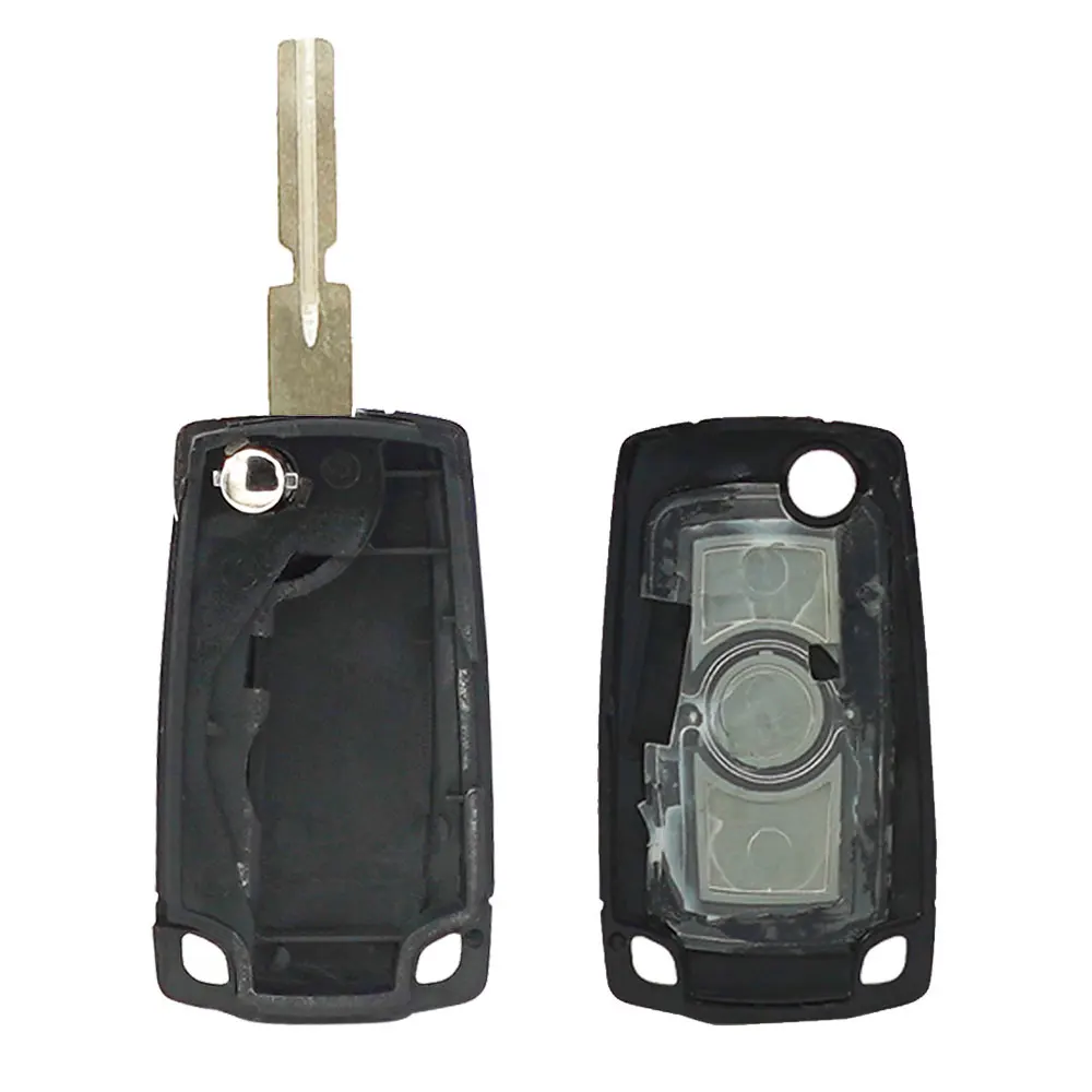 XNRKEY 3 Buttons Modified Remote Flip Key Shell for BMW E46 E36 E38 E39 E83 E53 Z3 Z4 X3 X5 325i 3 5 7 Series HU92/HU58 Blade