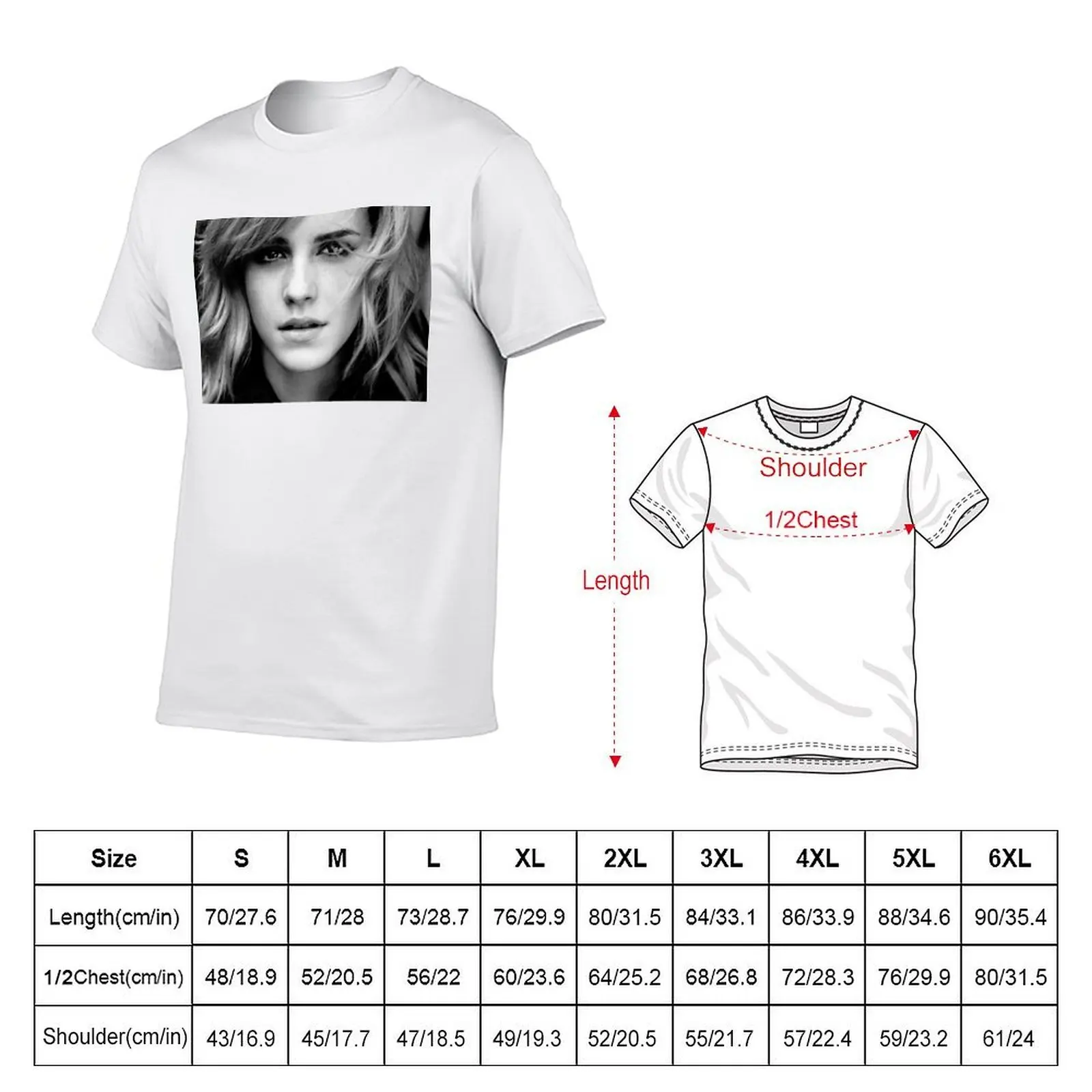 إيما واتسون تي شيرت تي شيرت للرجل جرافيك مضحك تي شيرت شخصية قطن تي شيرت 100% تي شيرت