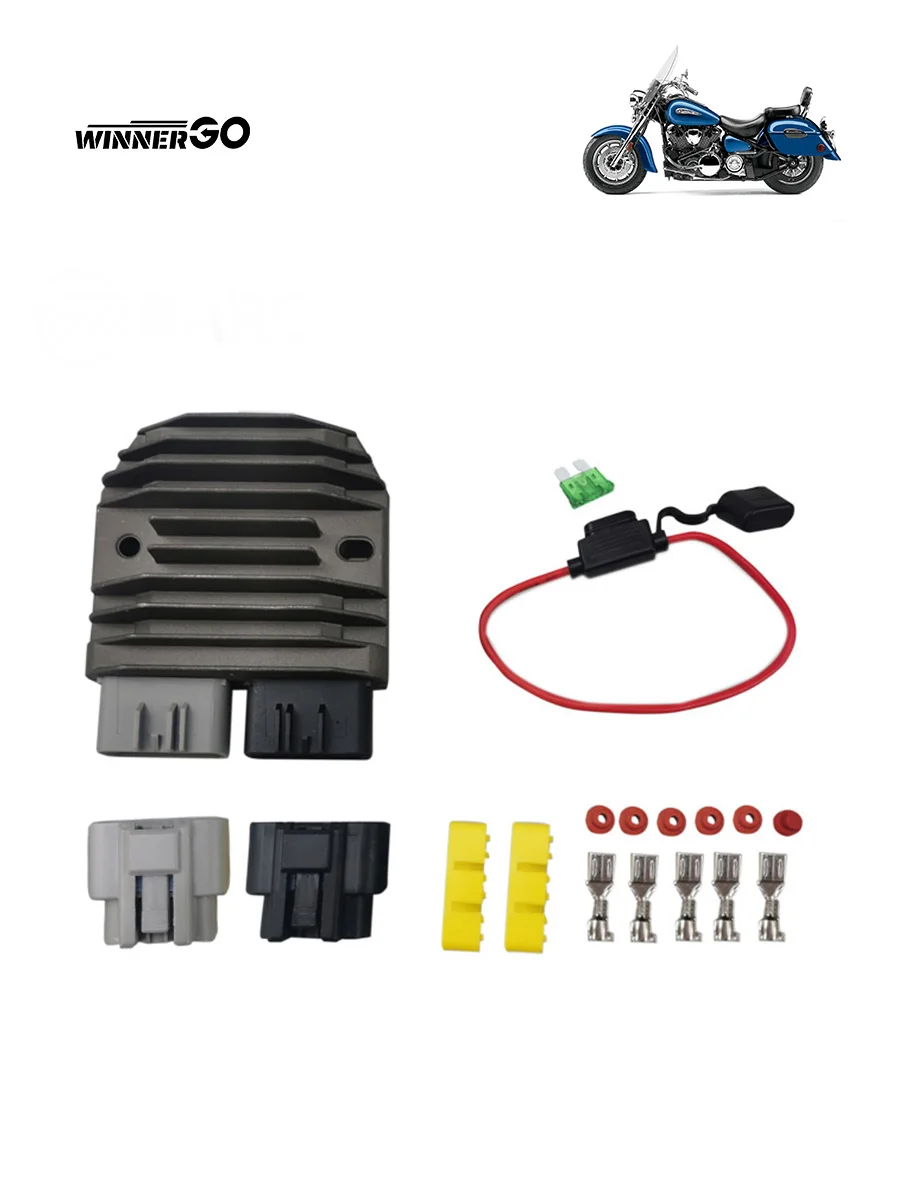 Motorrad-Zubehör Regler Gleichrichter für Yamaha XVS1300 VStar FZ8 XV Road Star XV19C YZF SHINDENGEN MOSFET FH012AA FH020AA – Detail 2