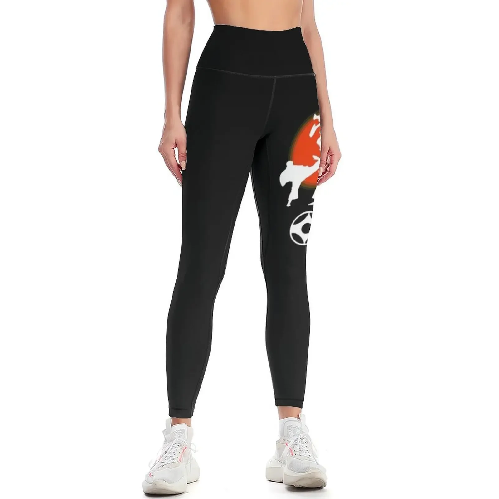 Kyokushin Karate - The Ultimate Truth - The Kyokoshinkai Kumite Design Leggings push up fitness sport legging Womens Leggings