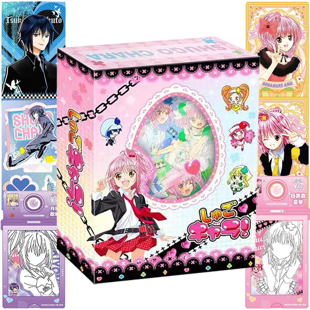 

Shugo Chara Collection Card Japanese Classic IP Girl Growth Theme Anime Creative Tear Off Instant Character Card Fans Hobby Gift