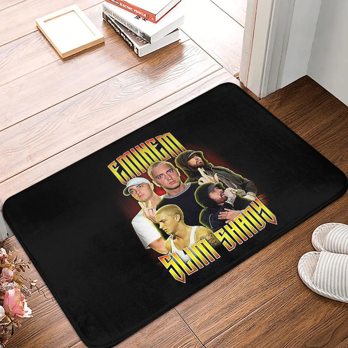 Eminem Vintage Style Bootleg Rap Non-slip Doormat Floor Mat Carpet Rug for Kitchen Entrance Bathroom Living room Footpad Mats