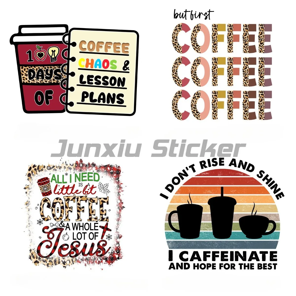 

Creativity Coffee Books Stickers Laptop Accessories Vinyl Wall Car Window Truck Stickers Wall Room Door Decal Customizable