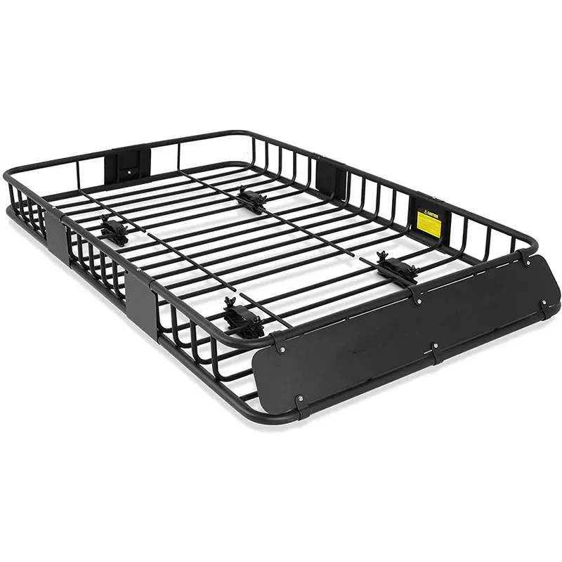 

64 Inch Roof Rack Cargo Basket with 150LB Capacity Car Top Luggage Carrier 64"x 39"x 6" Fit for SUV Truck Cars