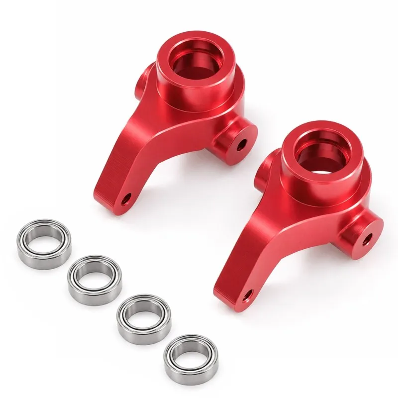 MACH-Aluminium Front Steering Cup With Bearings For MJX 1/10 RC Car 10303 10304 Upgrade Parts Replacement Accessories