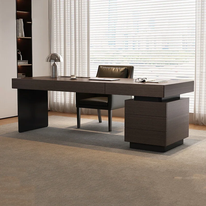 Peiqi مكتب مكتب فاخر طويل ألعاب الكمبيوتر الحديثة الدائمة مكتب مكتب غرفة نوم الديكور مؤتمر Meuble Bureau أثاث المنزل #6