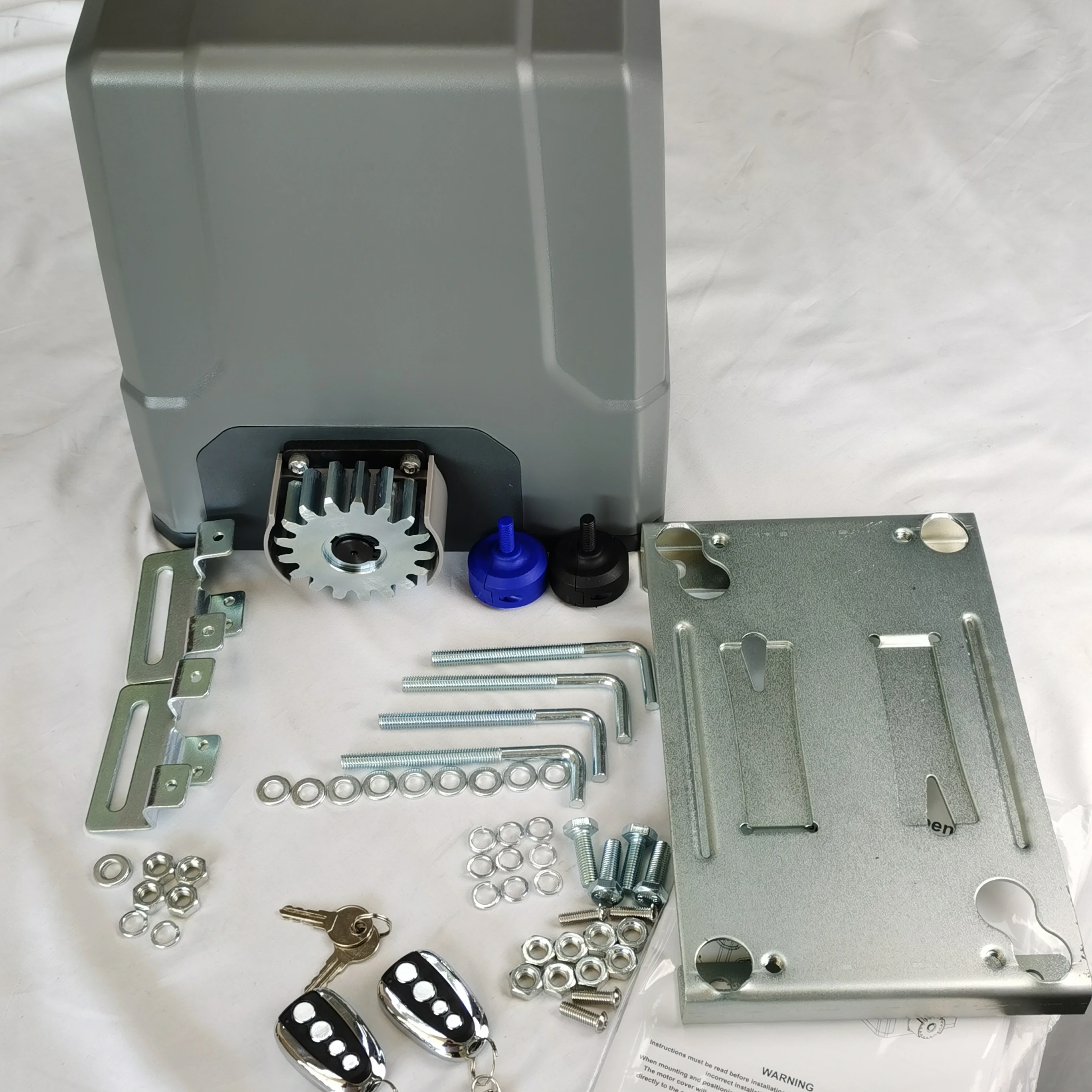 Zwaar uitgevoerde versnelling Optionele batterijback-up Automatische deuroperator Dc 24v motor Schuifpoortaandrijvingen 800kg