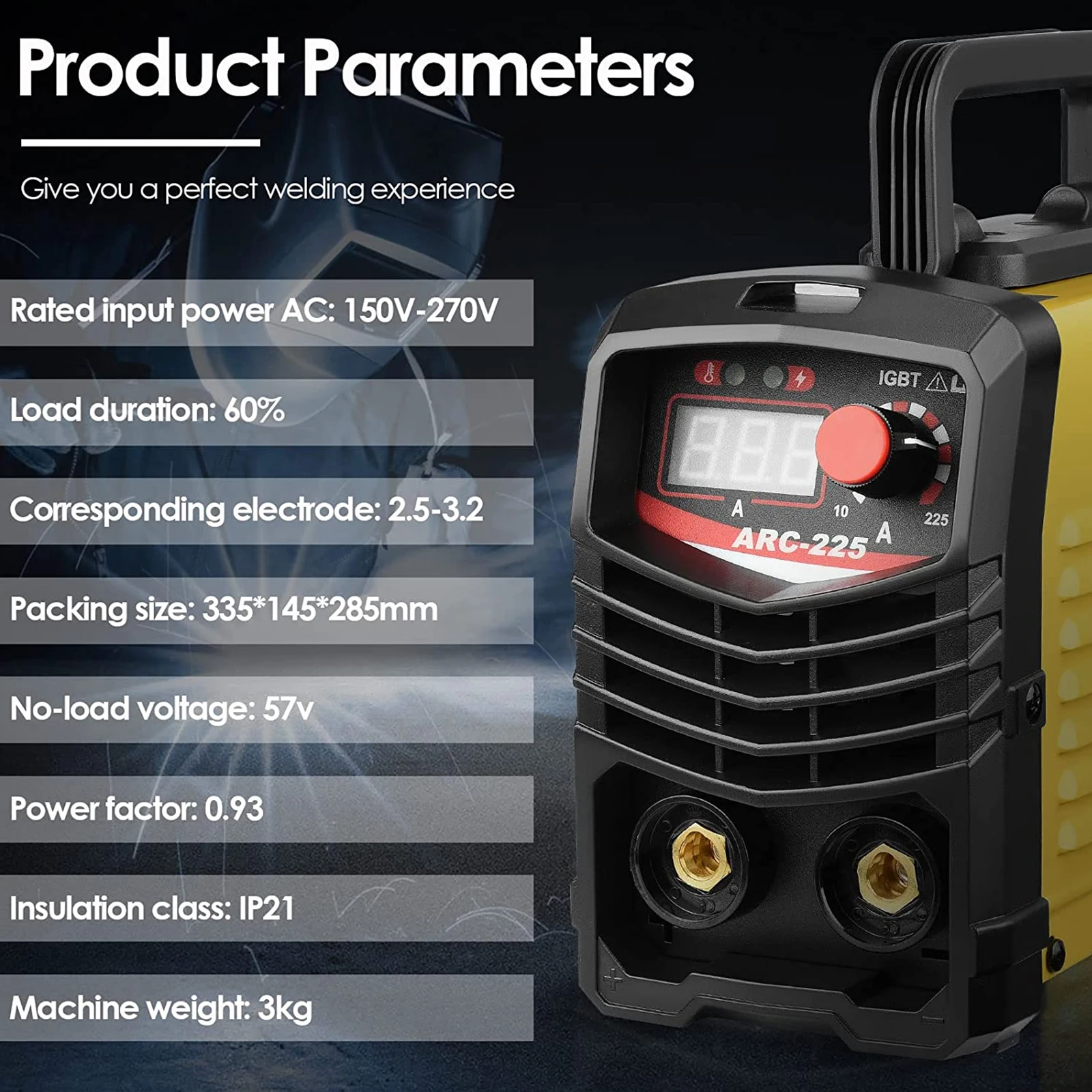 Spawarka spawarka inwertorowa 300Amp łukowa MMA IGBT półautomatyczna spawarka przenośna metalowa 110V 220V