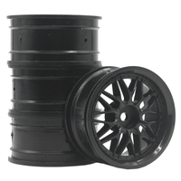 4pcs 52mm 1/10 RC On-Road Drift Racing Car Plastic Wheel Rim Wheel Hubs for Tamiya XV02 Kyosho HSP HPI Sakura Traxxas RedCat