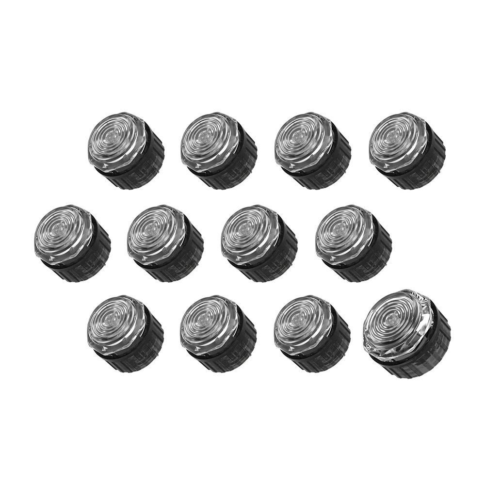 

1pcs 30mm 11pcs 24mm Gamerfinger HBFS-G3-SCREW Crystal Mechanical Buttons Kit with Cherry MX Switches for Hitbox Arcade MAME