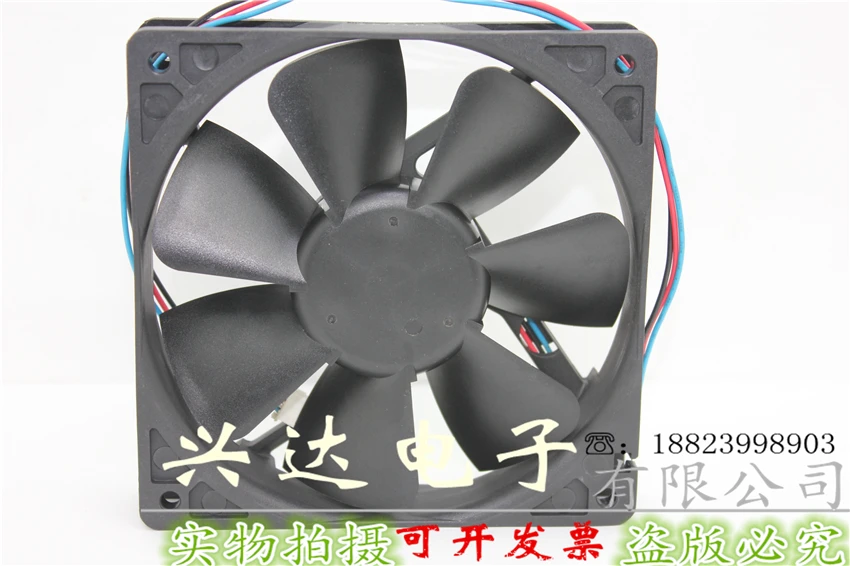 

Spot WFB1212H 12V 0.45A 12CM 12025 Miner Chassis Cooling Fan