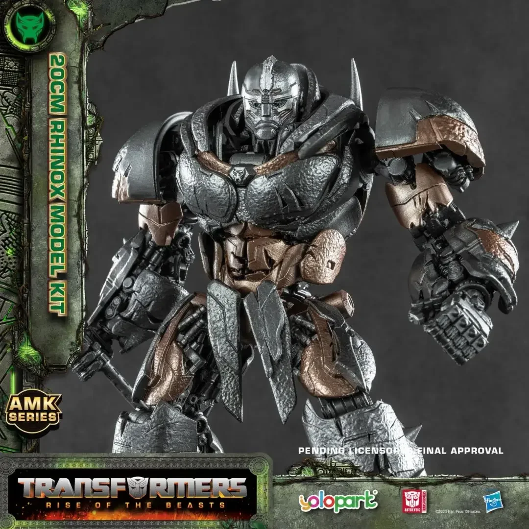 

In Stock YOLOPARK AMK SERIES Transformers Movie 7: Rise of The Beasts - 20cm Rhinox Action Figure Model Toys Collection Gift