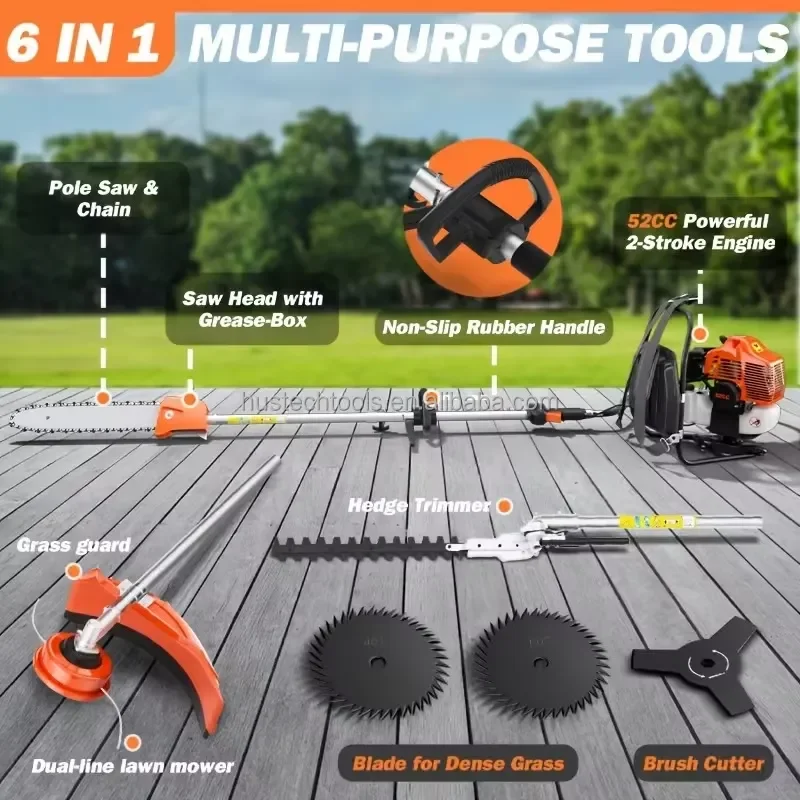 For STIHL Professional Gas-Powered 4-Stroke Engine Brush Cutter Grass Trimmer with Anti-Vibration System and Metal Trimmer