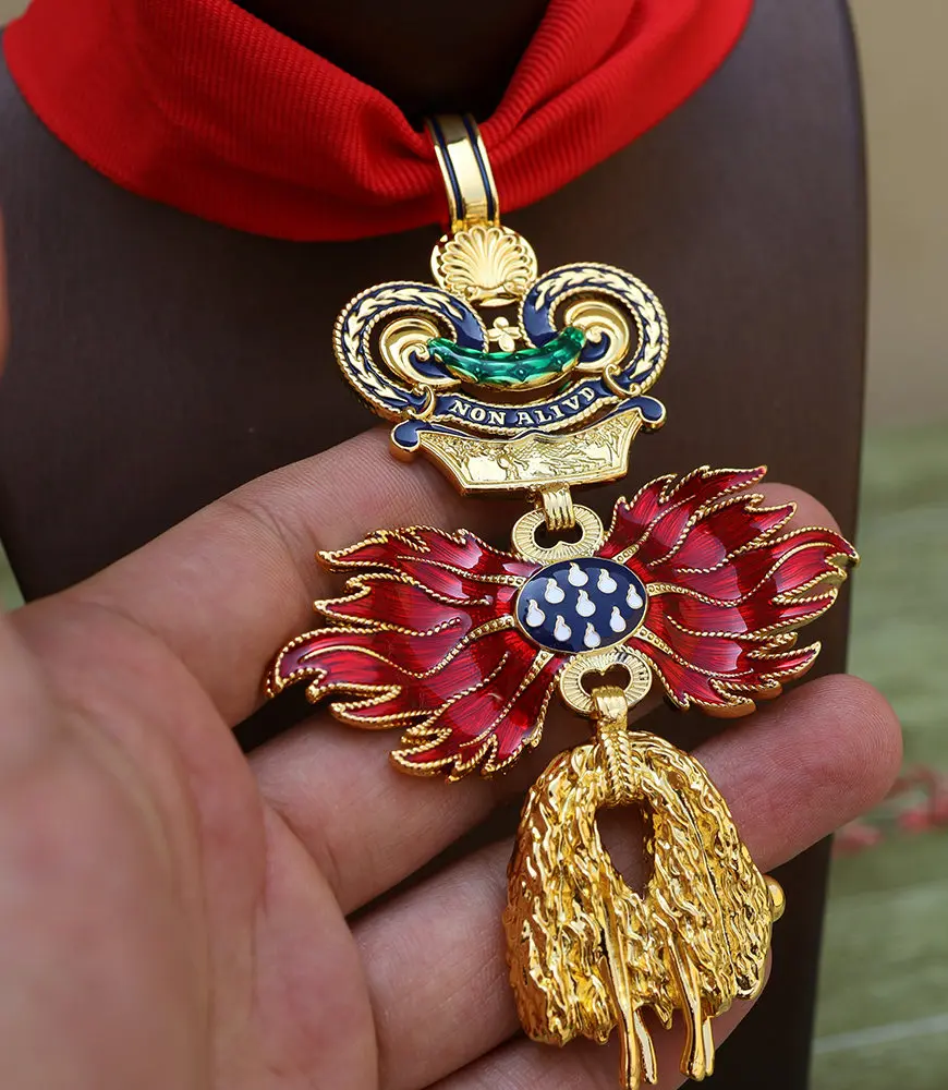 

Austrian Order of the Golden Fleece with Ribbon with Case Rproduction
