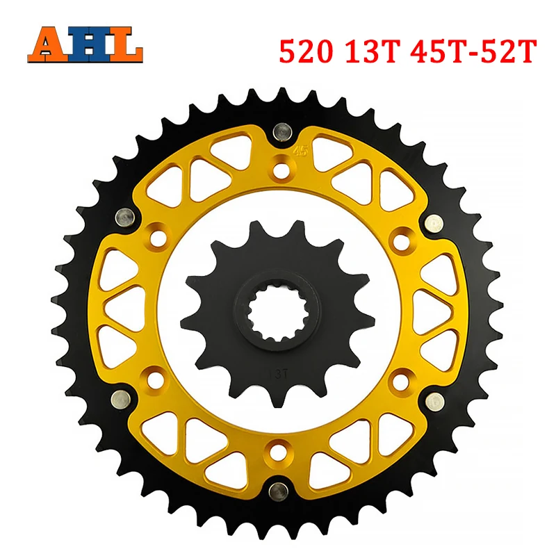 

Motorcycle 13T 45T 46T 47T 48T 49T 51T 52T Front & Rear Sprocket For SUZUKI DR250 DRZ250 RM250 RMX250 RV90 DR350 DR400 DRZ400