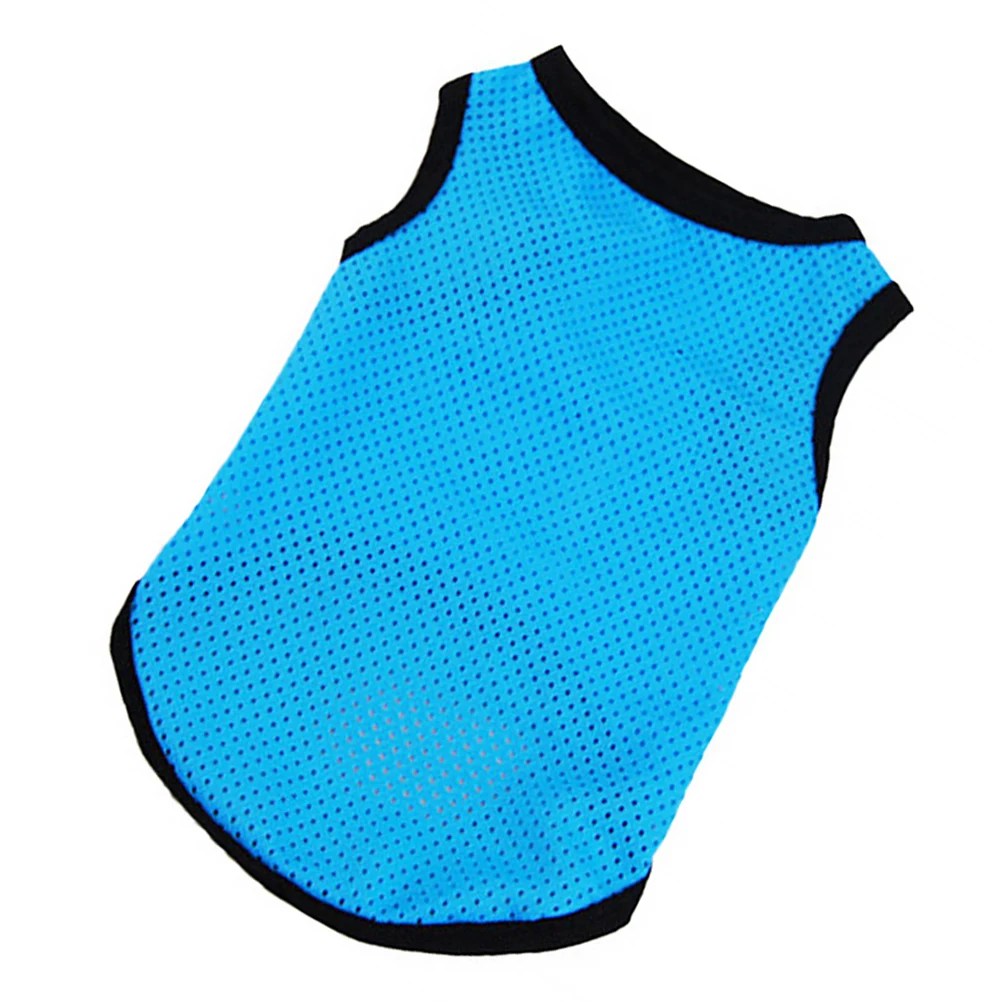 

Cooling for Dogs Puppy Large Mesh Cotton Breathable Lightweight Summer Costume Easy Wear Warm Dirt-Resistant Round Collar Double