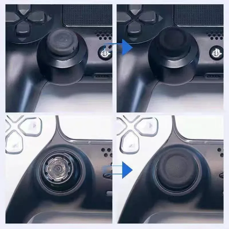 PS5/PS4 Controller Silicone Thumb Grip Caps, Anti-Slip Joystick Cover, Non-Skid Analog Stick Protector, Replacement Accessories view 3