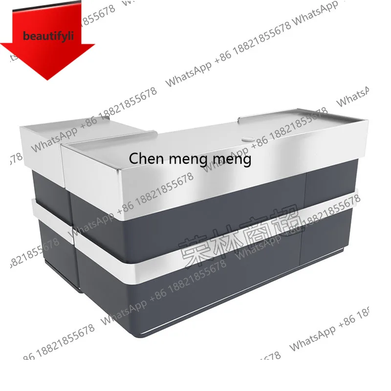 

M07 Касса для супермаркетов Фруктовые закуски Счетчик коллекции удобного магазина Подшивка из нержавеющей стали