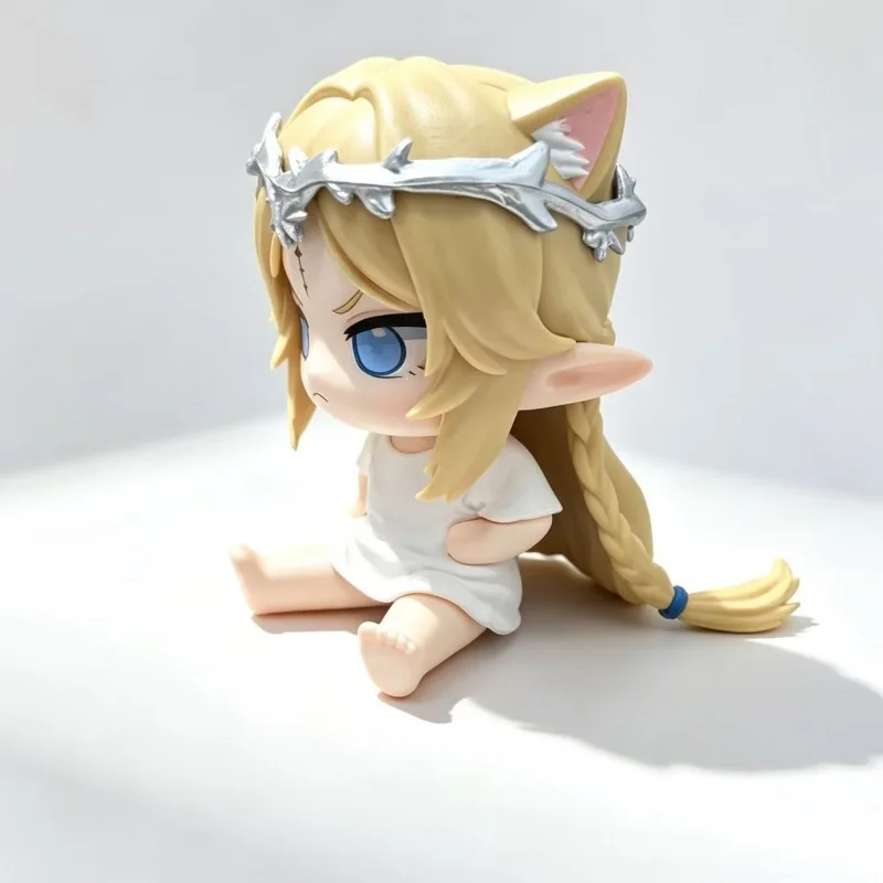 Anime Girl Cute Cat Ear Small Card Sitting Chassis Desktop Ornaments Boxed Manual