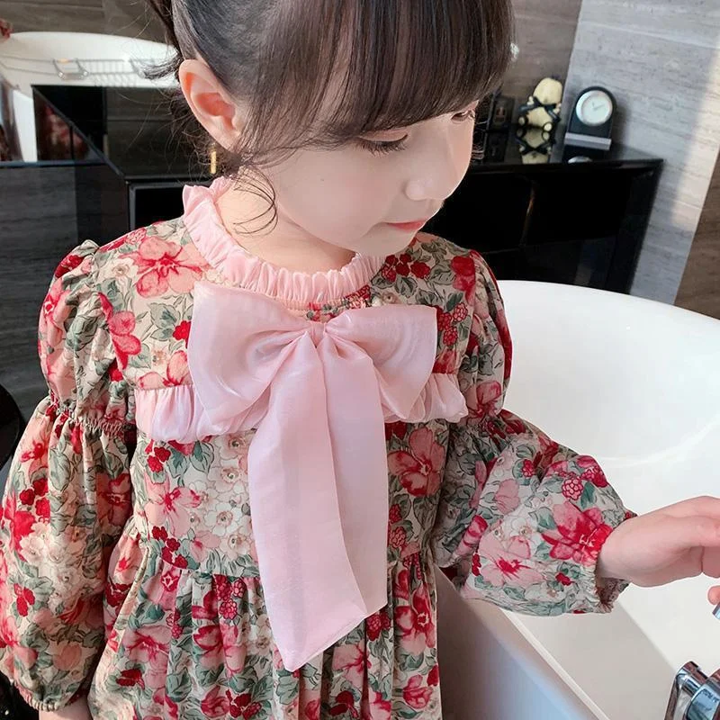 

Girl Dress Kids Skirts Spring Summer Cotton 2022 Yellow Flower Girl Dress Party Evening Gown Gift Comfortable Children Clothing