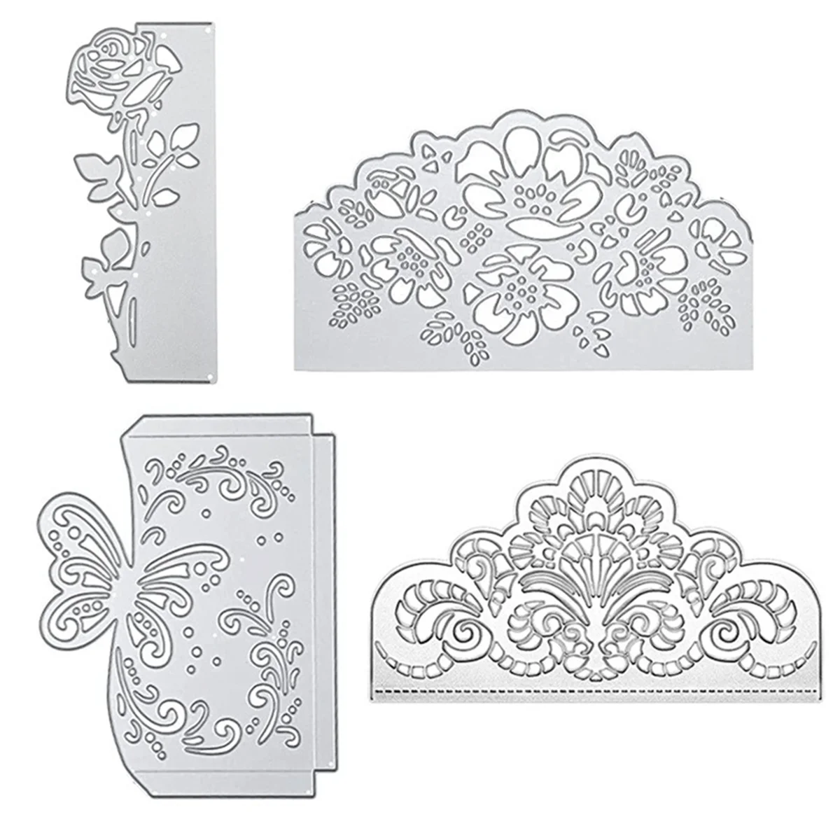 Metal Embossing Cutting Die DIY Carbon Steel Die Lace Invitation