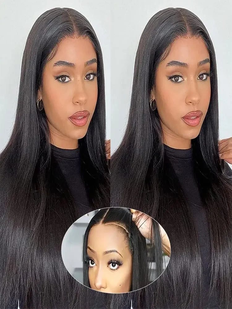 Straight Human Hair Wigs 250 Density 13x4 Glueless Human Hair Ready To Go Wig Remy Brazilian Human Hair Wigs For Women On Sale