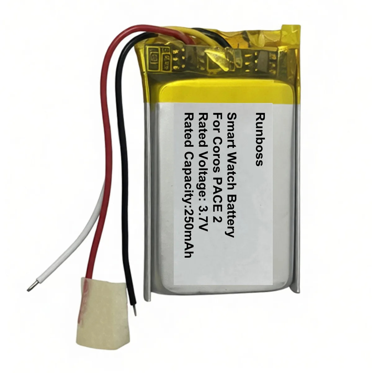 3.7V 250mAh Lithium Polymer Rechargeable Battery for COROS PACE 2 Smart Watch