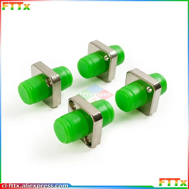 

10PCS Optical Fiber Connector Adapter FC/PC, FC/APC Zinc Alloy Square Coupler Flange Special Wholesale