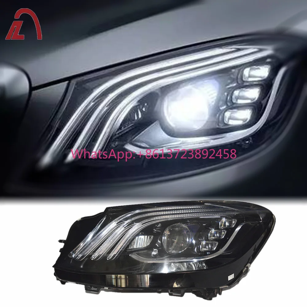 Led Front Lights W222 Headlight Assembly for Mercedes-Benz S Class W222 2018 2019 2020 LED Headlamp Daytime Running Lamps