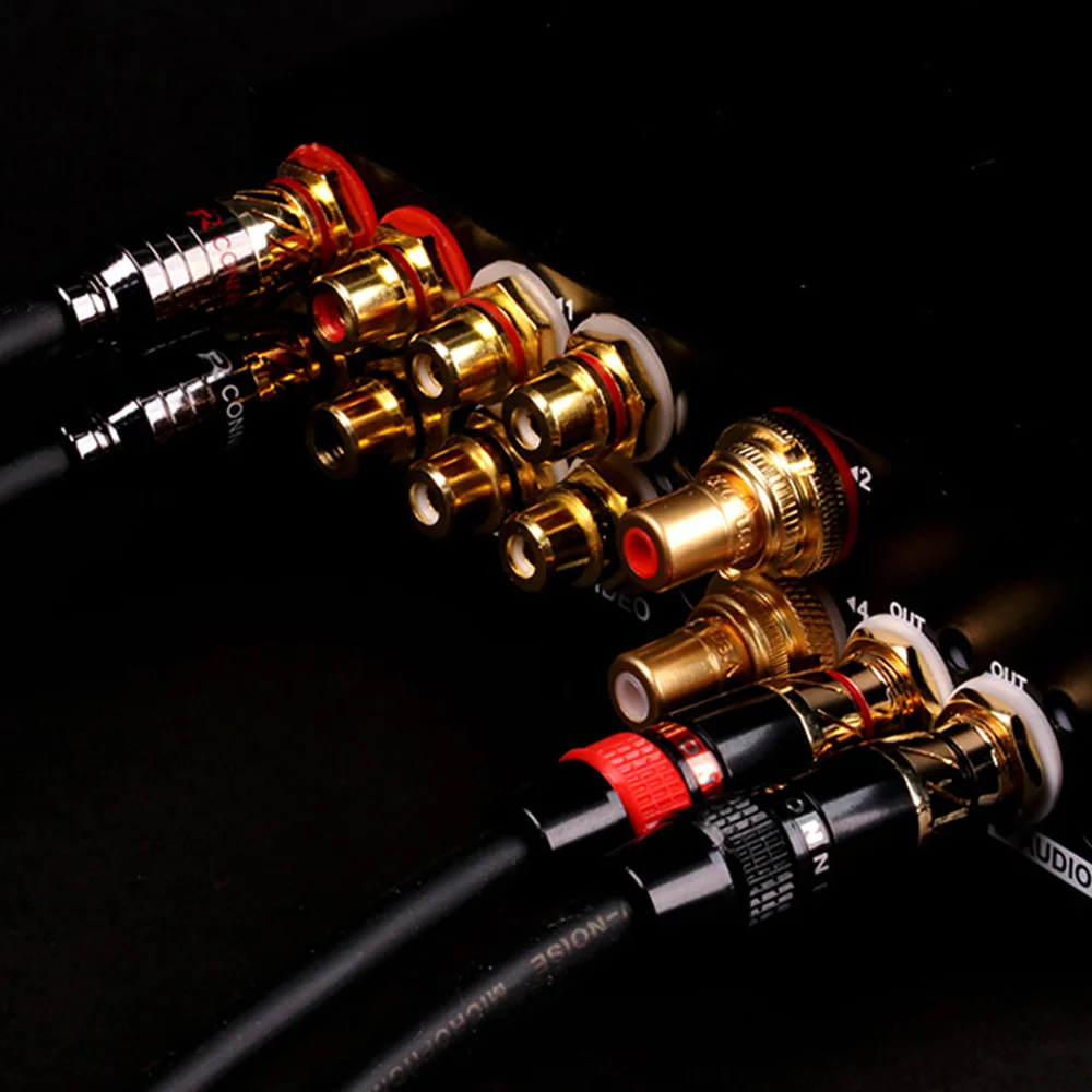 10 Stks/partij Rca Connector Vergulde Vrouwelijke Jack Socket Soldeer Connector Rca Panel Mount Chassis Groothandel