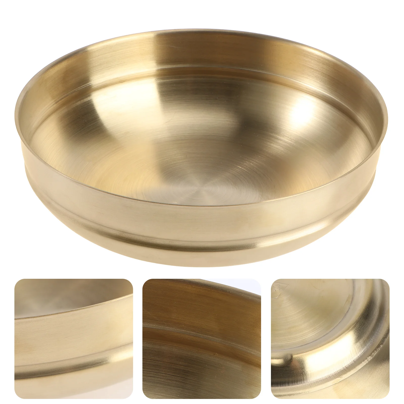 

1Pcs Stainless Steel Korean-Style Ramen Bowl Household Soup Instant Noodle Mixed Rice Multi-Purpose Bowl for Kitchen Tableware